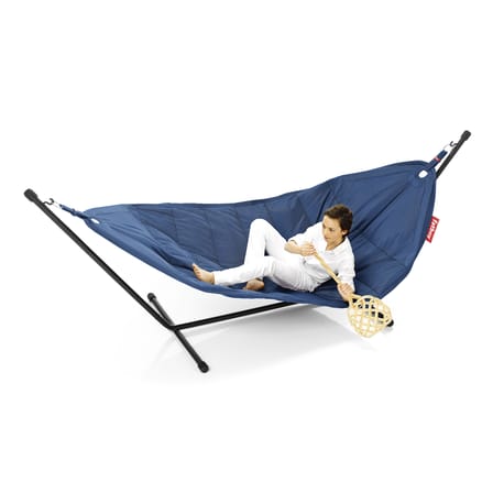 Amaca con supporto Headdemock Deluxe tessuto rosso / Tessuto Poliestere - Con Cuscino & housse - Fatboy