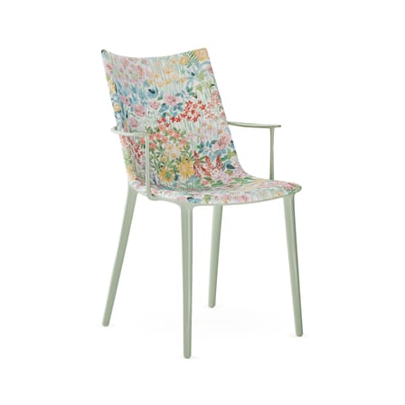 Chaise rembourrée H.H.H x Liberty  / Tissu - Recyclé - Kartell