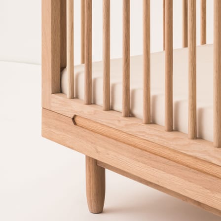 Pure Convertible baby bed natural wood / 75 x 145 cm - NOBODINOZ