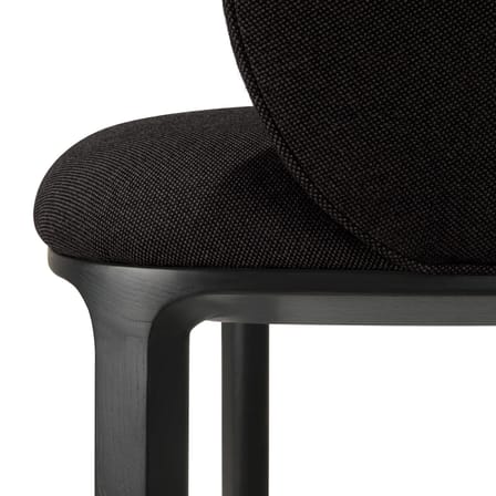 Fauteuil rembourré Unda tissu noir - Ethnicraft