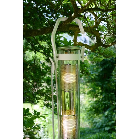 Lampe d'extérieur Balke métal verre blanc / L 65 cm - SAMMODE STUDIO