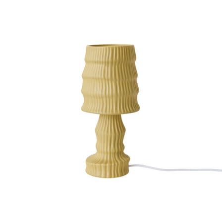 Lampe de table Ceramic céramique jaune - HK LIVING