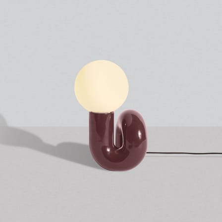 Lampe de table Neotenic Petite céramique rouge / L 18 x H 26 cm - Petite Friture