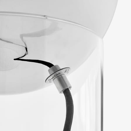 Lampe de table Topan VP13 métal argent / H 31 cm - Verner Panton, 1959 - &tradition