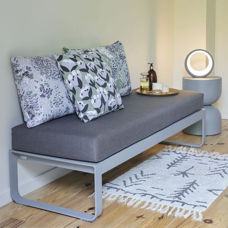 Lampe sans fil rechargeable Hoopik LED métal gris / Ø 24 cm - Fermob