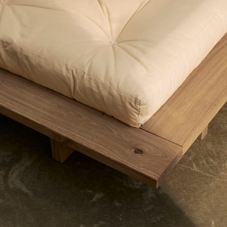 Lit double Japan bois / Pour matelas 140 x 200 cm - KARUP