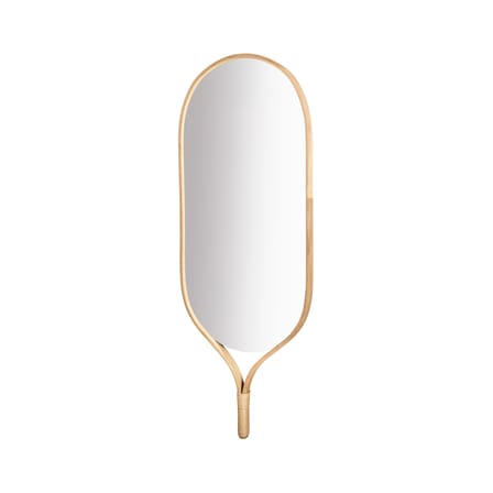 Miroir mural Racquet bois naturel / Chêne - L 50 x H 140 cm - Bolia