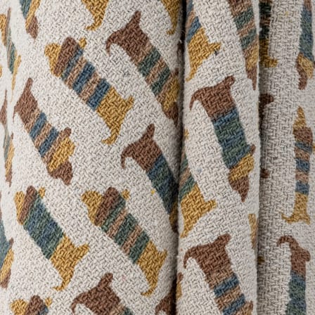 Plaid enfant Charlie tissu beige / 160 x 130 cm - Bloomingville