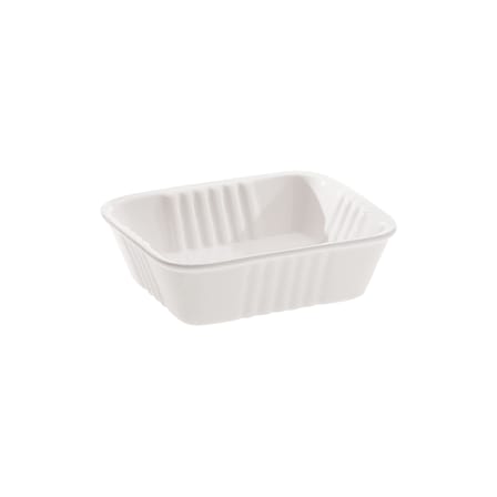 Plat Estetico quotidiano céramique blanc / 14 x 11 cm - Seletti