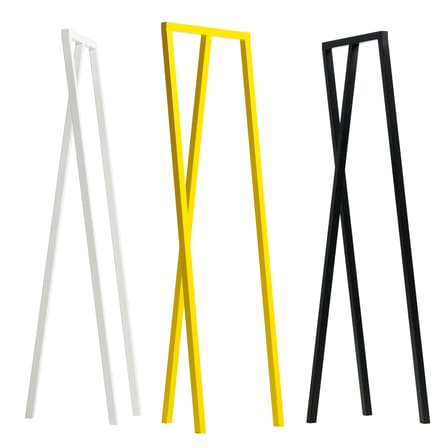 Portant Loop métal blanc / L 45 cm - Hay