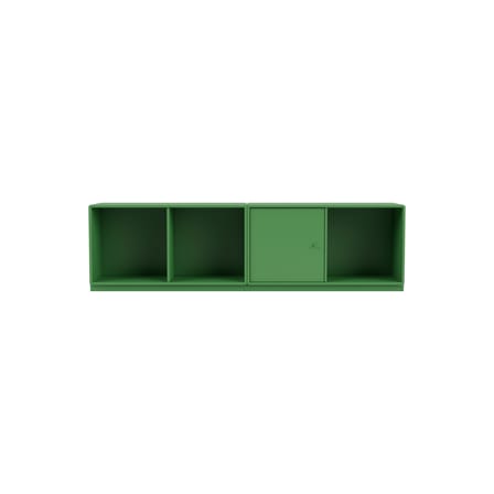 Portaoggetti Line legno verde / L 139,2 x P 30 cm H 38,4 cm - MONTANA
