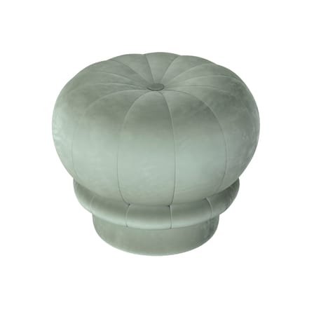 Pouf Claudie tissu vert / Velours - Hartô