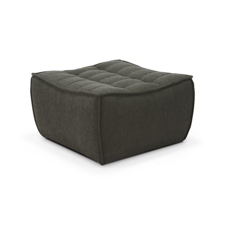 Pouf N701 tissu vert / 70 x 70 cm - Ethnicraft