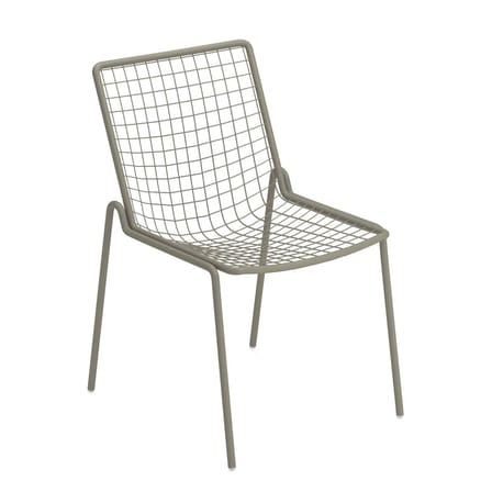 Stapelbarer Stuhl Rio R50 metall grau / Metall - Emu