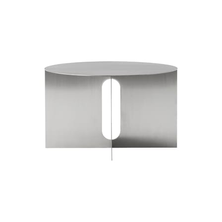 Table basse Androgyne métal argent / Ø 63 x H 38 cm - Audo Copenhagen