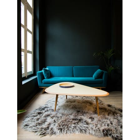 Table basse Large bois naturel / 130 x 85 cm - Laque - RED Edition