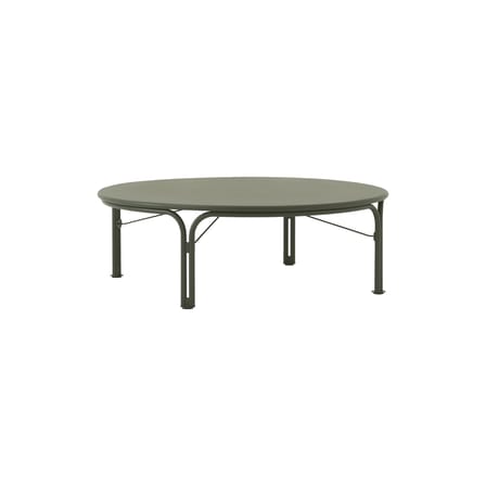 Table basse Thorvald SC109 métal vert / Ø 115 cm - &tradition