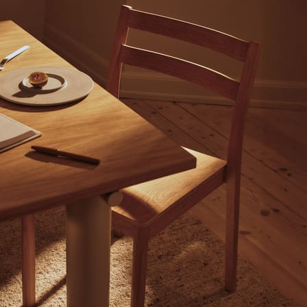 Table rectangulaire Atura bois naturel / 200 x 90 cm - Ferm Living