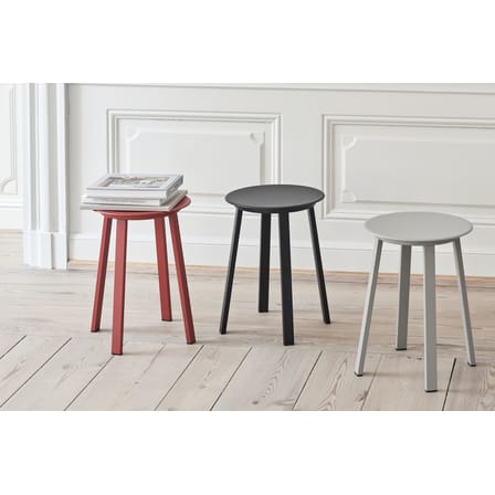 Tabouret Revolver métal noir pivotant / H 48 cm - Métal - Hay