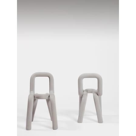 Accessoire  tissu gris / Housse interchangeable pour chaise Bold - Moustache