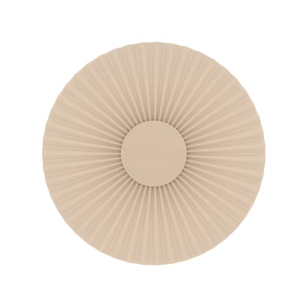 Applique Carmen LED tissu beige /Ø 50 cm - Hartô
