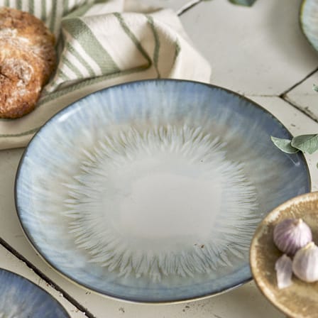 Assiette Calen céramique bleu / Ø 27 cm - Bloomingville