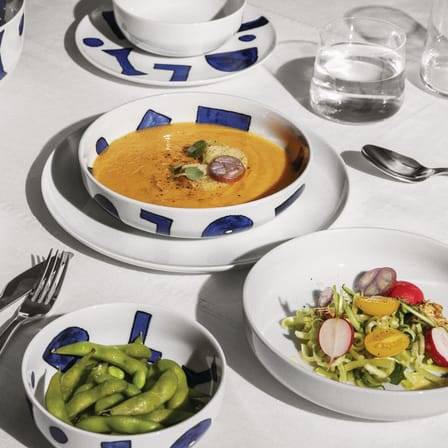 Set de 4 assiettes creuses Itsumo - Yunoki  / Ø 20 cm - Alessi