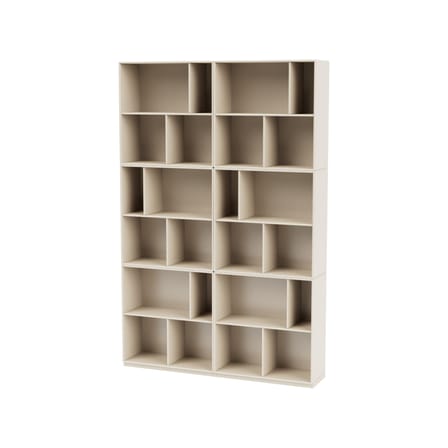 Bibliothèque Read bois blanc / L 139,2 x P 30 x H 211,8 cm - MONTANA