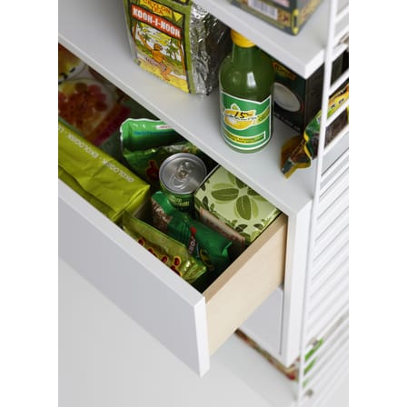 Caisson / 2 tiroirs blanc - L 78 x P 30 x H 42 cm - String Furniture