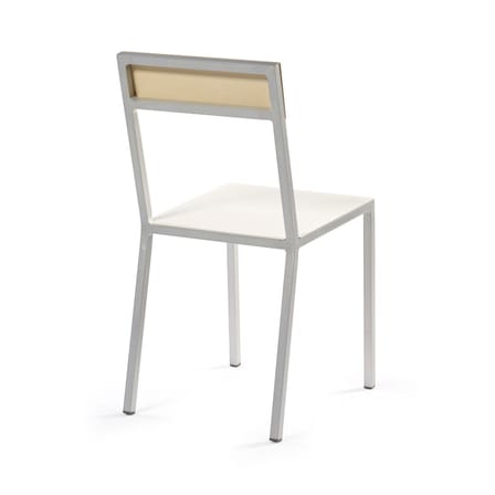 Chaise Alu Chair métal blanc beige / Aluminium - valerie objects