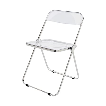 Chaise pliante Plia plastique transparent / Giancarlo Piretti, 1967 - ANONIMA CASTELLI