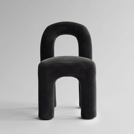 Chaise rembourrée Daiku / Velours - 101 COPENHAGEN
