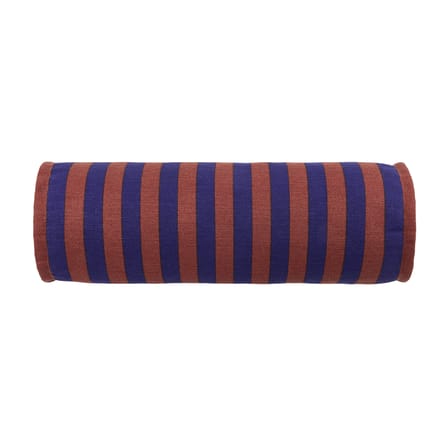 Coussin Vibes Cylinder tissu bleu / Ø 16 x L 50 cm - NOBODINOZ