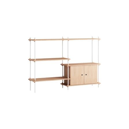 Étagère Shelving System – s.115.2.C bois naturel / L 162 x H 115 x Prof. 35 cm - MOEBE