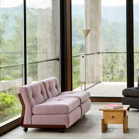 Fauteuil rembourré Amanta / Réédition 1966, Mario Bellini - Hay