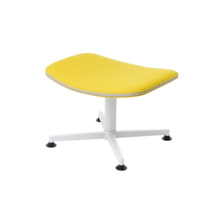 Arba Footrest textile yellow / Fabric - Bouroullec, 2024 - raawii
