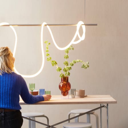 Guirlande lumineuse Flex Tube LED plastique blanc / 9 mètres - Néon LED flexible - STUDIO ABOUT
