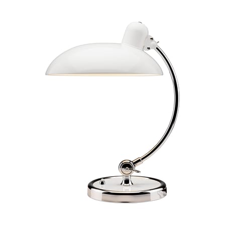 Lampe de table Kaiser idell métal blanc / Réédition 1930 - Fritz Hansen