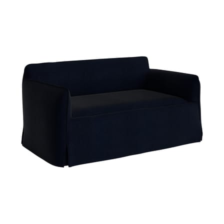 Canapé 2 places Mimi tissu bleu / L 160 cm - Hay