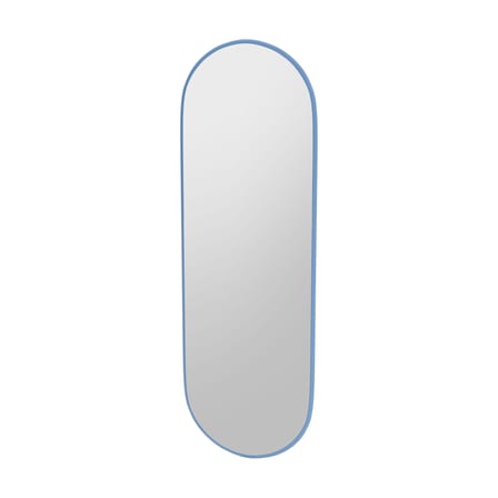 Miroir mural Colour Frame - Figure bois bleu / 46,8 x 138 cm - MONTANA
