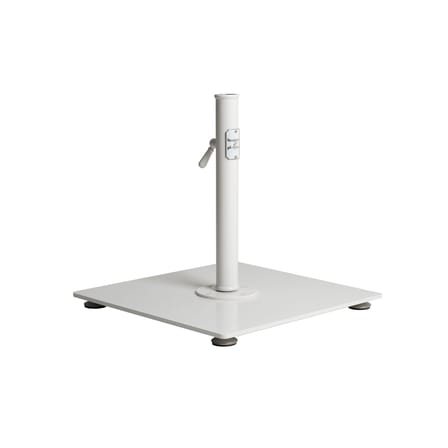 The Classic Parasol base metal white / 16 Kg - For Mast from 2,5 to 5,08 cm - BUSINESS & PLEASURE