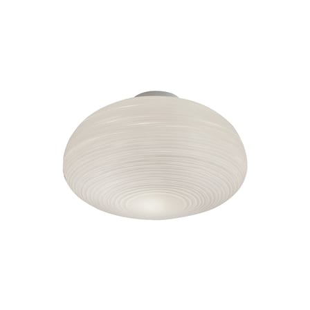 Plafonnier Rituals 2 verre blanc / Applique - Ø 34 x H 21 cm - Foscarini