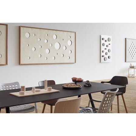 Plateau Rotary Tray plastique noir / Vide poche - ABS / Petit plateau pivotant - Vitra