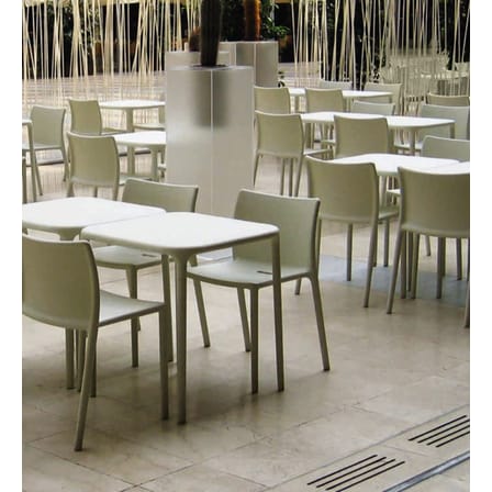 Stapelbarer Stuhl Air-Chair plastikmaterial schwarz / Jasper Morrison, 2000 - Magis