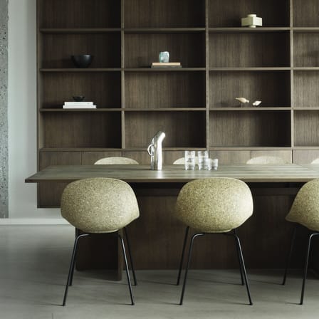 Stuhl Mat faser braun / Meeresalge - Normann Copenhagen