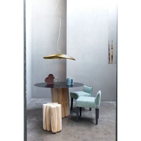 Suspension Brass 95 or métal / L 80 cm - Gervasoni