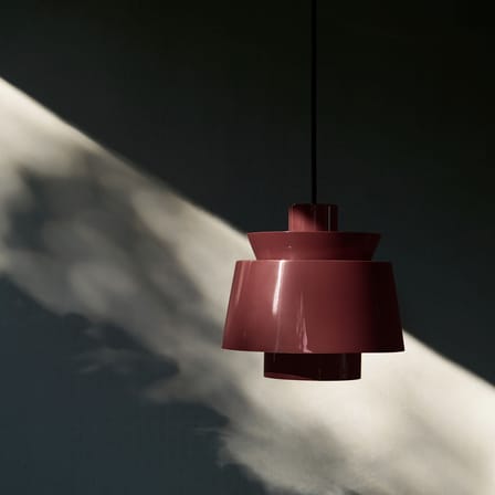 Suspension Utzon JU1 métal rouge / Réédition 1947 - &tradition