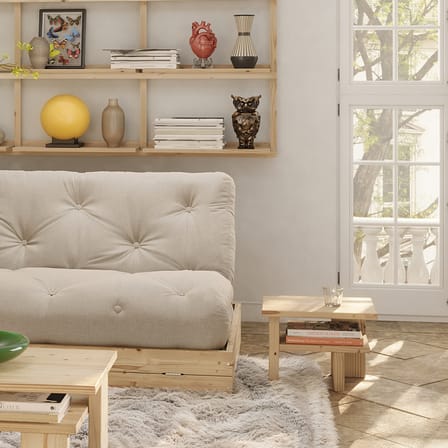 Tavolino d'appoggio Japan legno naturale / 45 x 34 cm x H 32 cm - KARUP DESIGN