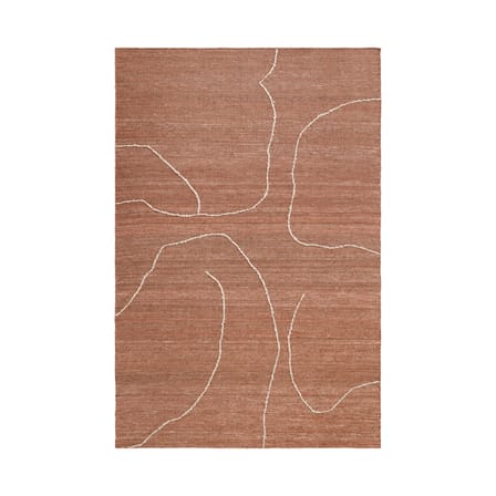 Teppich Gesso textil orange / 170 x 240 cm - Ferm Living