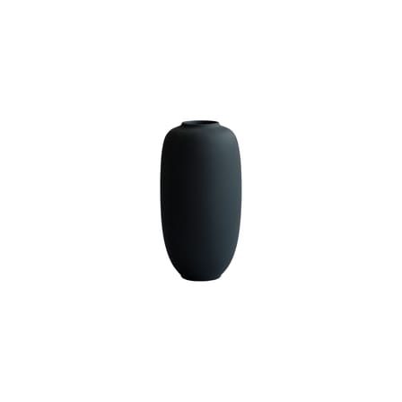 Vase Sunao Slim Mini céramique noir / Ø 16 x H 32 cm - 101 COPENHAGEN
